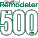 Badge that says, "Qualified Remodeler Top 500 2022"