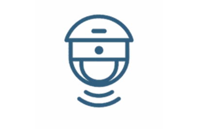 Motion detector sensor icon.